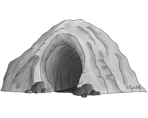 Dessin - La grotte