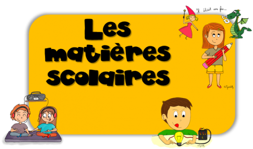 Dessins - Les matières scolaires