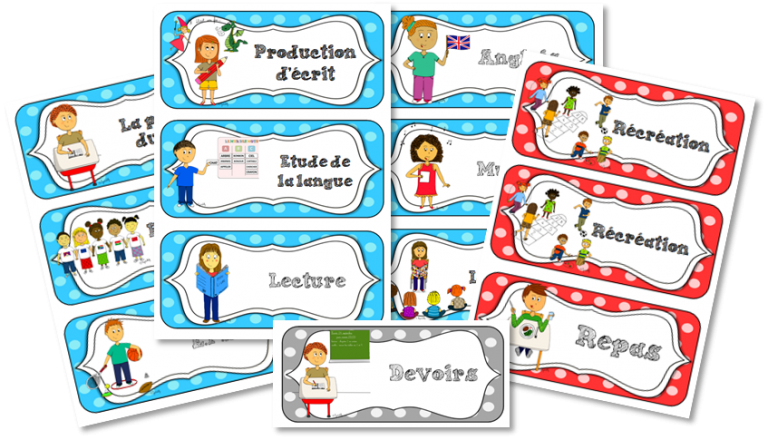 Programme du jour – Organisation et étiquettes – Le blog de Mysticlolly