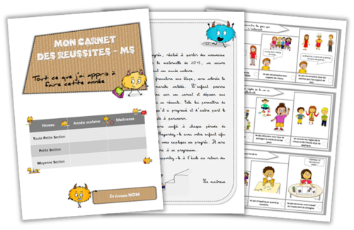 Cahier de dessin et imagier EPS - école petite section