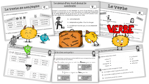 Leçons étude de la langue - vocabulaire grammaire et conjugaison