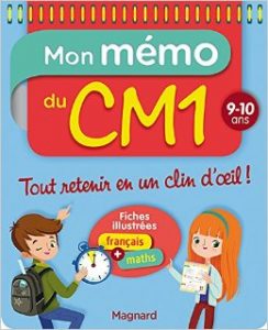 Mon mémo du CM1