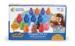 Jeu Penguins on ice