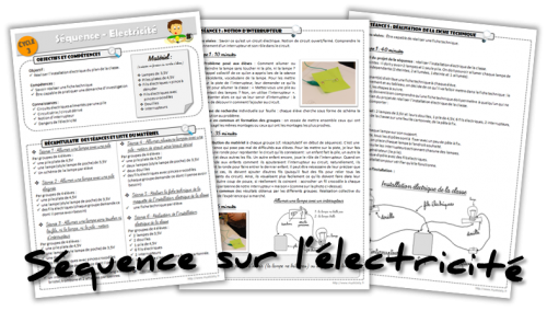 Séquence sciences électricité