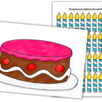 jeux numération gâteau d'anniversaire