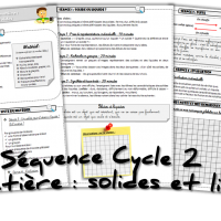 séquence cycle 2 sciences La matière solides et liquides