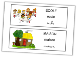 Les étiquettes prénoms en maternelle