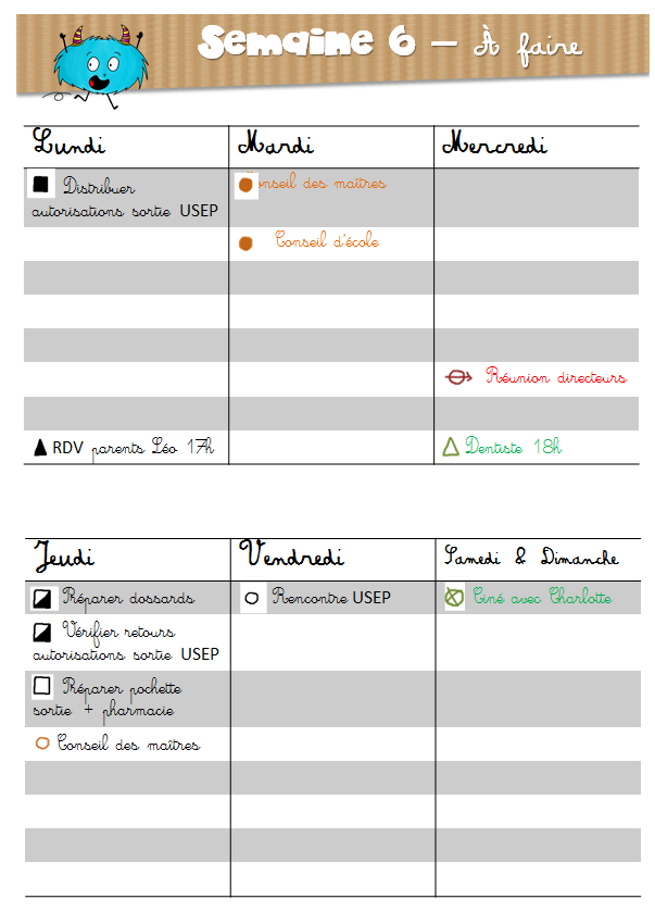 Outil De L Enseignant Carnet De Bord 18 19 Et Bullet Journal Le Blog De Mysticlolly