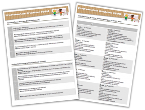 Cycle 1 - Programmation graphisme PS-MS