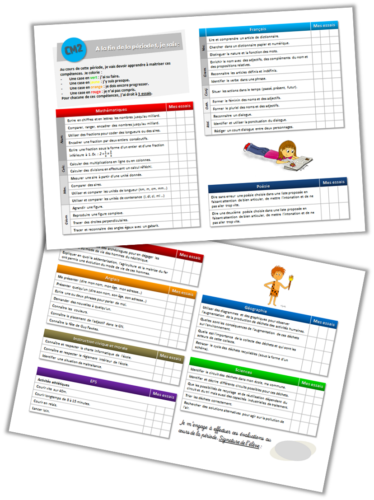 Evaluation Autogeree Et Plan De Travail Ce1 Ce2 Le Blog De Mysticlolly