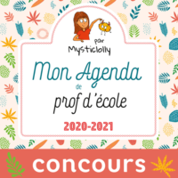 Concours Mon agenda de prof d'école 2020-2021