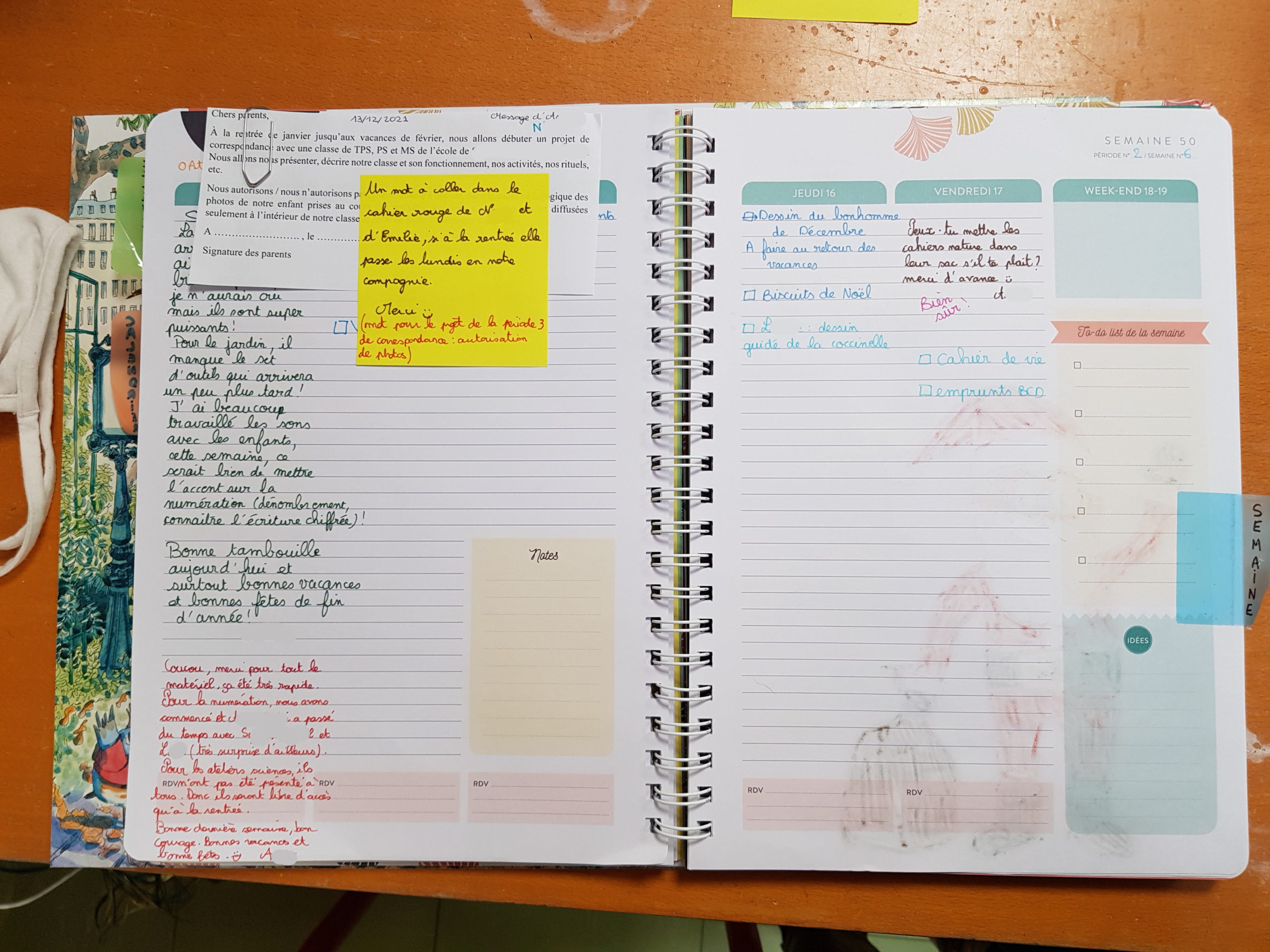 Planner, organiseur et autres agendas! - La Classe de Lutine