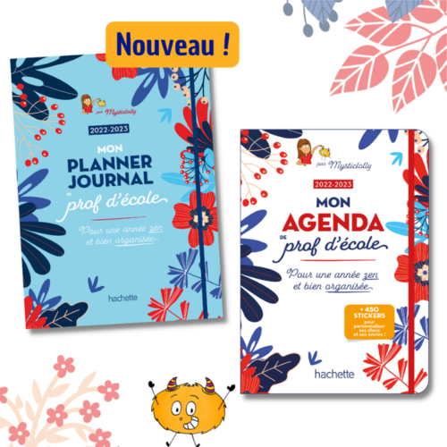 Mon agenda et mon planner de prof d'école 2022-2023