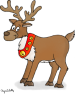 Dessins sur le thème de Noël - Le renne