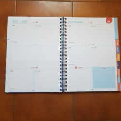 Planner journal - double page semaine